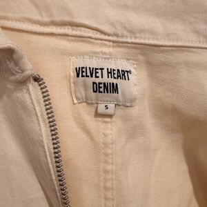 Velvet Heart Off-White Denim Jacket